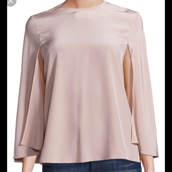 tibi silk top